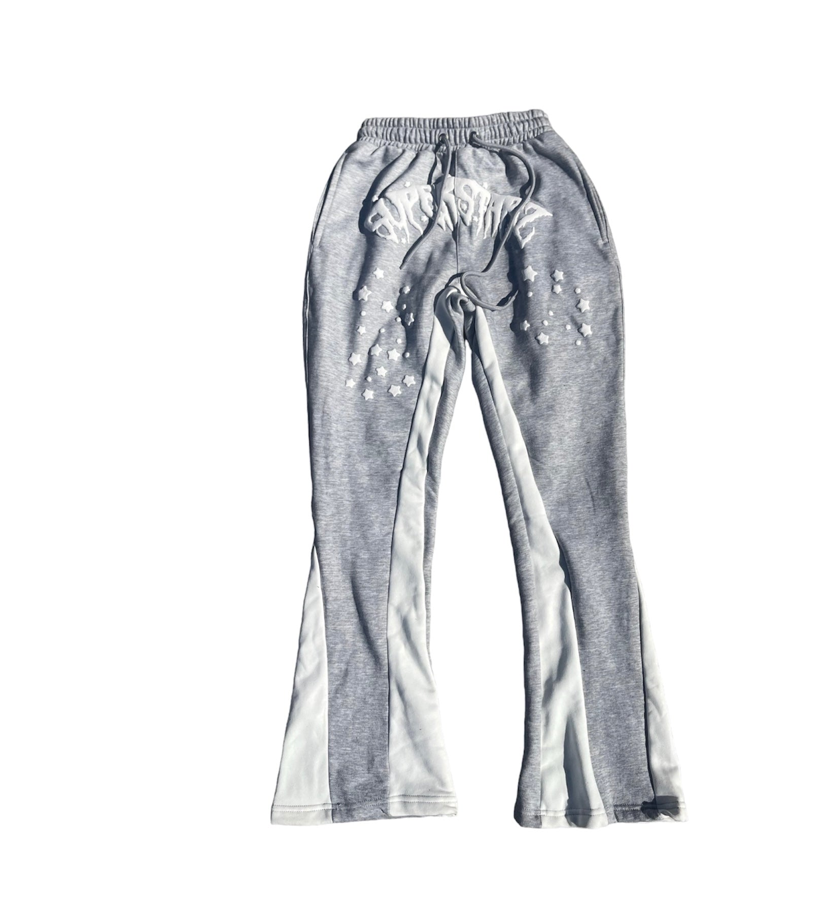 GREY “WEB” SWEATPANTS