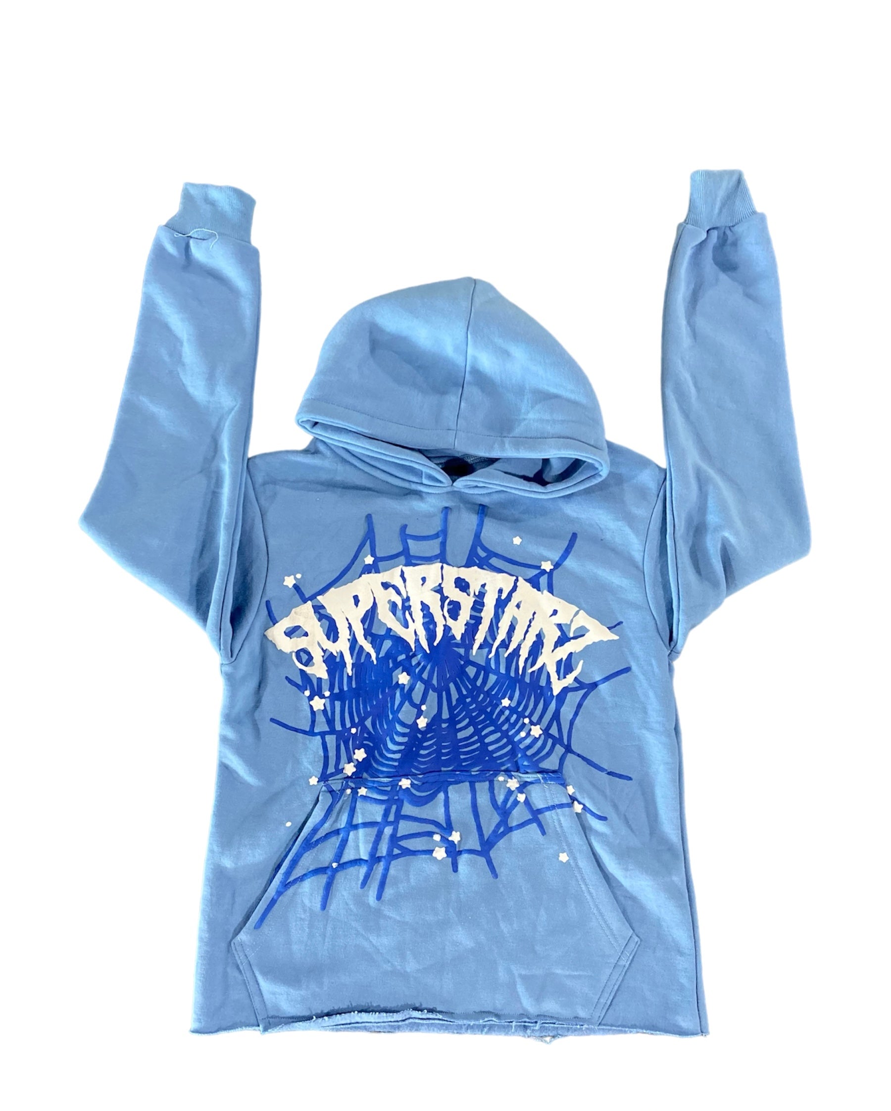 BLUE "WEB" HOODIE